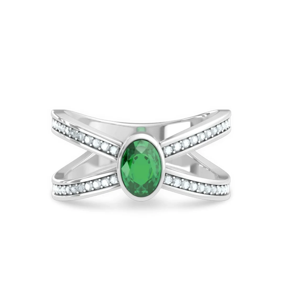 Bond Forever Emerald Ring