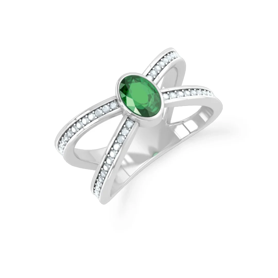 Bond Forever Emerald Ring