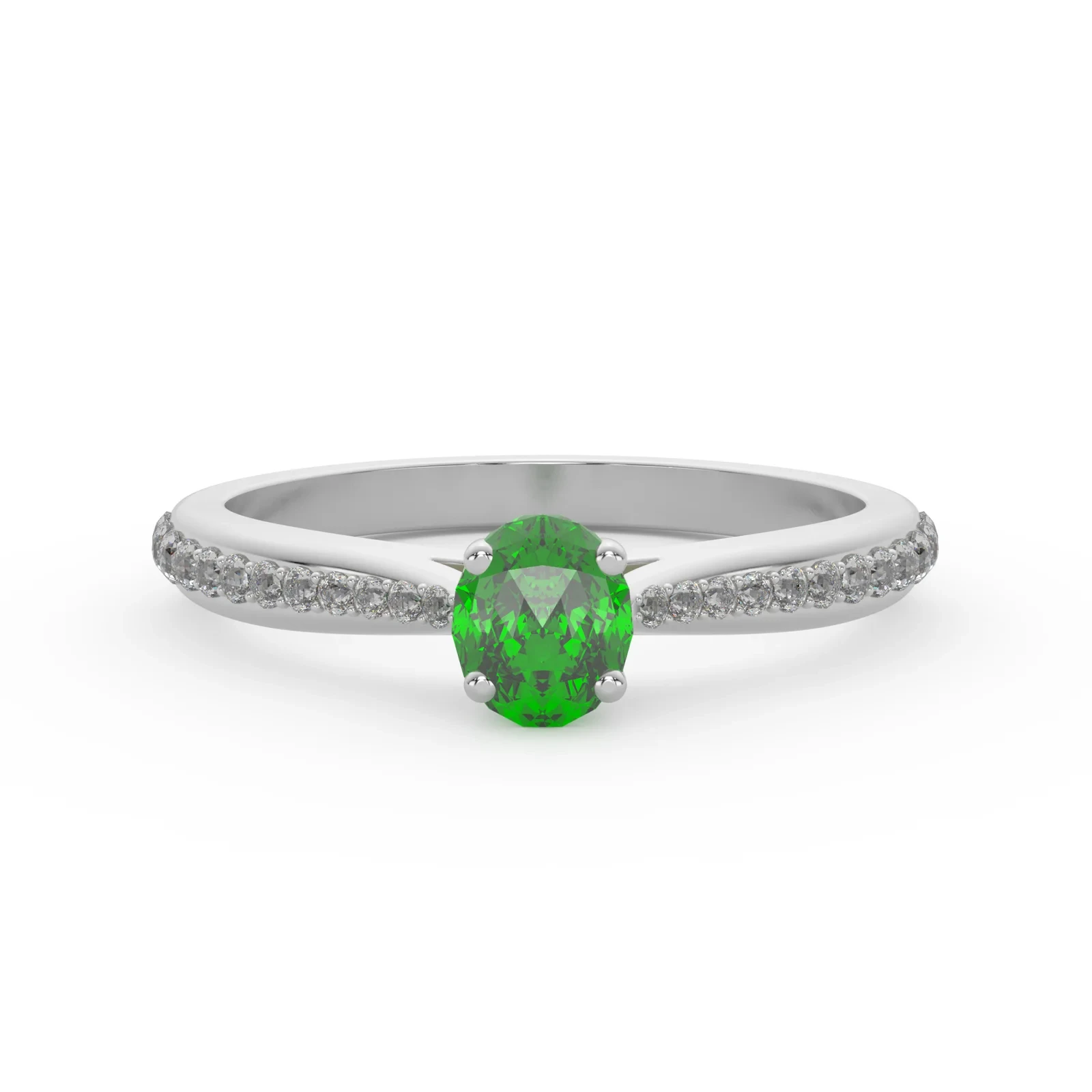Elegant Hermit Emerald Ring