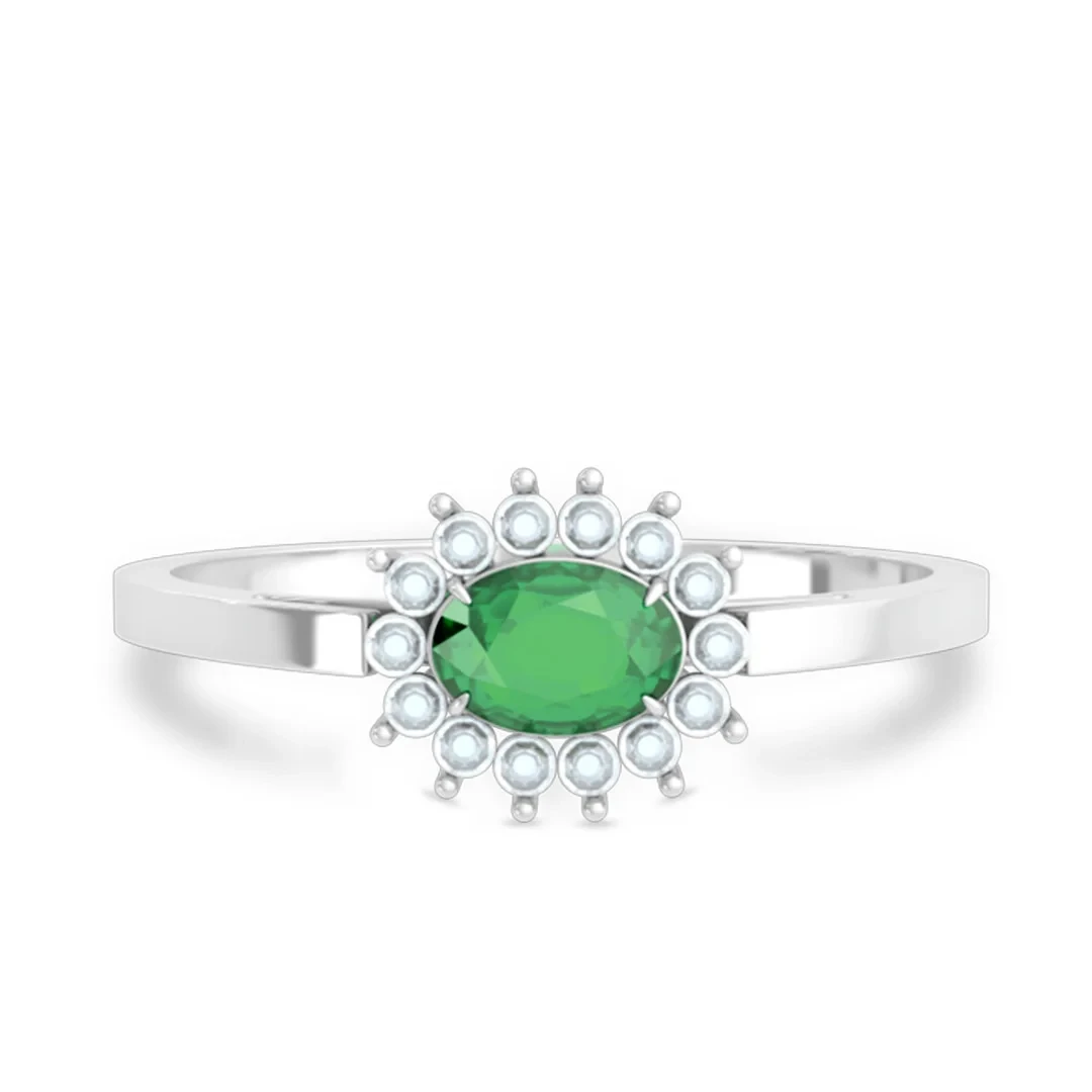 Evergreen Glory Emerald Ring